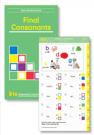 IRIS Literacy Year 1 Final Consonants