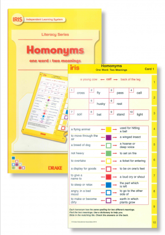 IRIS Literacy Year 3 Homonyms