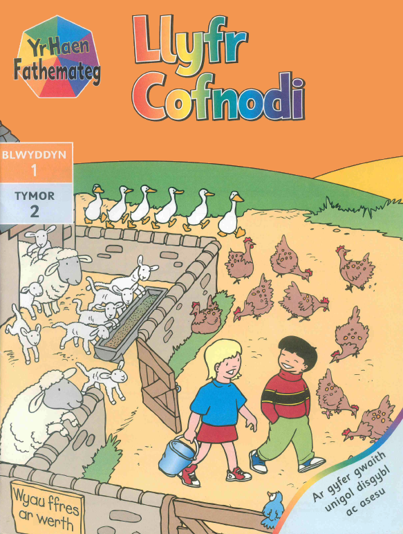 Yr Haen Fathemateg Blwyddyn 1 Tymor 2 Llyfr Cofnodi (Pecyn o 10)