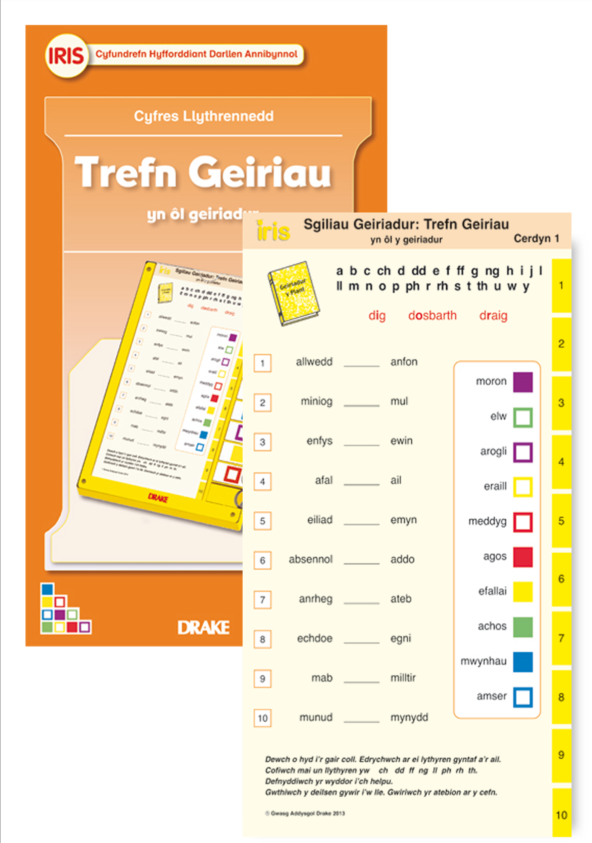Sgiliau Geiriadur: Trefn Geiriau